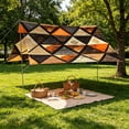 thumbnail image 1 of Cheapark 72.8 x 72.8 Inch Sun Shade Tent Camping Tarp Cover large waterproof shade tarp for camping backyard outdoor activity sun and rain shelter portable landscape cover Gift, 1 of 6