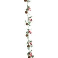 thumbnail image 1 of Cheapark 78.74 Inch Christmas Rattan Garland with Lights - Wall-Mounted Decor for Mall, Hotel & Home, Festive Pendant Ornaments for Xmas Events, 1 of 6
