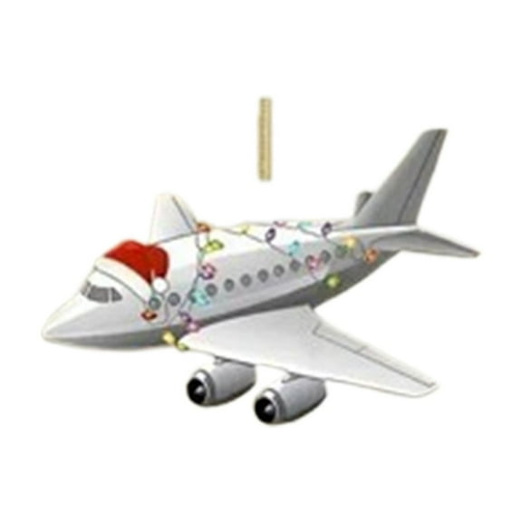 Cheapark Acrylic Christmas Plane Hanging Ornaments - Lightweight Transparent Decor For Christmas Trees & Home, Festive Holiday Accent