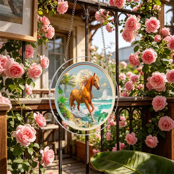 Cheapark Acrylic Jigsaw Suncatcher Window Hanging Prism Ornament Gift