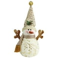 thumbnail image 1 of Cheapark Adorable Christmas Snowman Plush Pillow - Soft Backrest Toy & Home Decoration, Cute Festive Accent, Perfect Christmas Gift for Adults & Holiday Lovers, 1 of 6