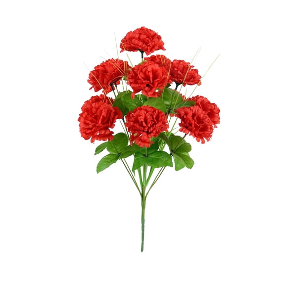 Cheapark Artificial Carnation Flower Bouquet 12 Heads Fake Carnation Decorative Flower Bundle Wedding Living Room Table Centerpiece Home Decor