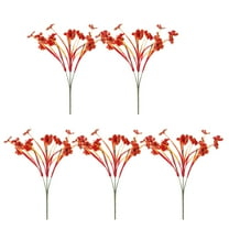 Cheapark Artificial Fall Flowers Outdoor - Fake Plants Faux Shrubs For Garden Porch Home Decor, Thanksgiving Autumn Botanicals