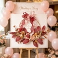 thumbnail image 1 of Cheapark Artificial Flower Wreath Spring Door Hanging Garland Floral Decor for Porch Wedding Holiday Seasonal Home Layout, 1 of 6