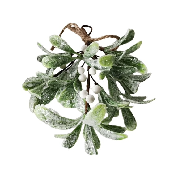 Cheapark Artificial Mistletoe Wall Hanging - Christmas Fireplace & Tree Accessory, Festive Greenery Decor for Indoor Holiday Gatherings