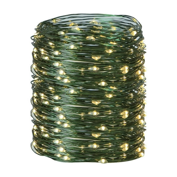 Cheapark Battery-Powered Christmas String Lights (5m/10m/20m) - Cracker-Style Design - Outdoor/Indoor Lights For Christmas Tree, Wreath, Windows & Holiday Party Decor