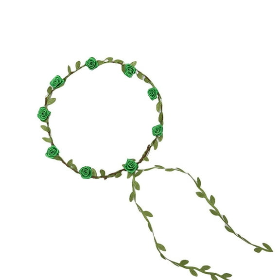Cheapark Beach Simulation Rose Flower Mori Headband Wreath Photo Props