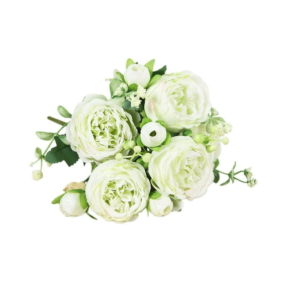 Cheapark Beautiful Artificial Silk Rose Bouquet - Lifelike Fake Flowers for Wedding Valentine's Day, Bridal Decor Accessory, Romantic Gift for Her