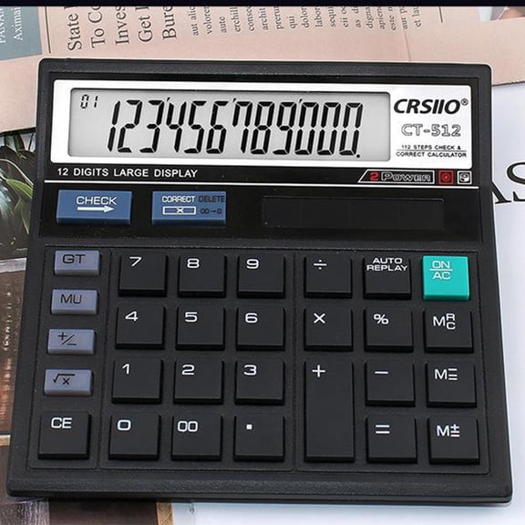Cheapark Business Desktop Digital Calculator With Overall Dimension 13X13X1.5 Centimeters Gift