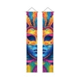 thumbnail image 1 of Cheapark Carnival Decor Party Atmospheres Hanging Flags Mardi Gras Festival Couplets Banners, 1 of 6