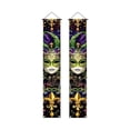 thumbnail image 1 of Cheapark Carnival Decor Party Atmospheres Hanging Flags Mardi Gras Festival Couplets Banners, 1 of 6