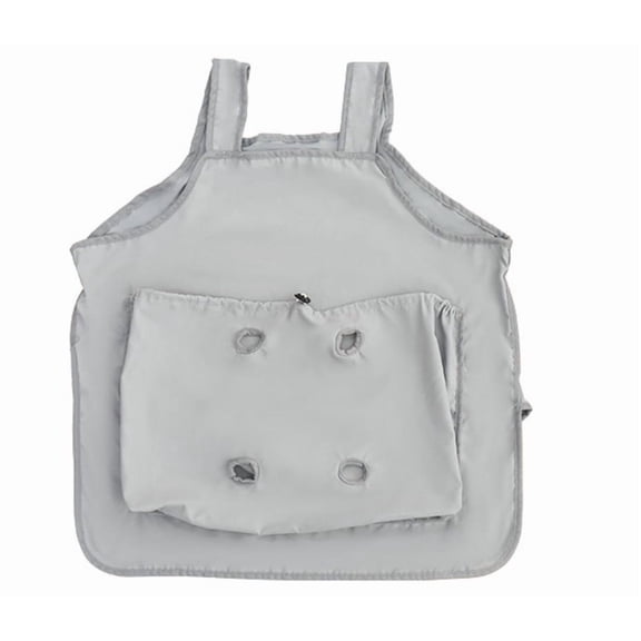 Cheapark Cat Hugging Summer Style Apron With Pockets & Openings Pet Friendly Design for Home Kitchen Pet Grooming Cooking Household Use