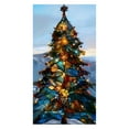thumbnail image 1 of Cheapark Christmas 2D Tree Window Stickers - Colored Glass Decals for Window Covers, Background Props for Christmas Decor, 1 of 6