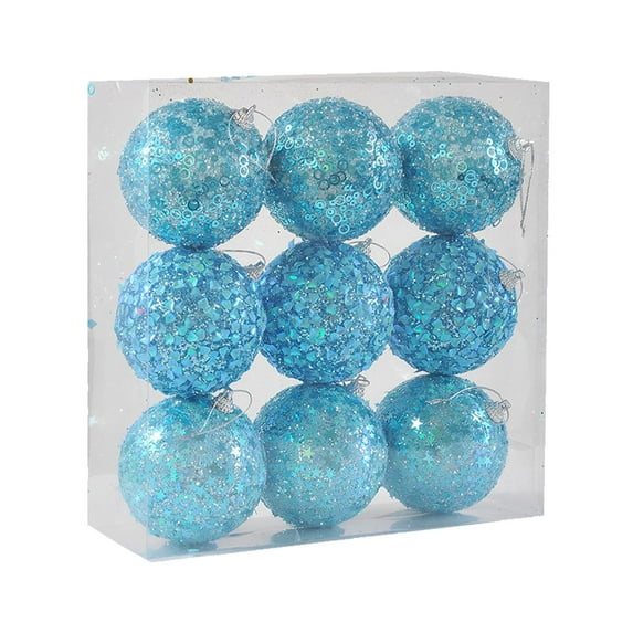 Cheapark Christmas Ball Set - Hanging Tree Ornaments, Multi-Color Mood Decor Accessories for Holiday Home Styling
