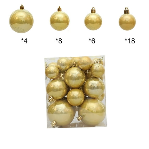 Cheapark Christmas Ball Set - Vibrant Hanging Ornaments, Festive Decor for Trees & Holiday Party Settings