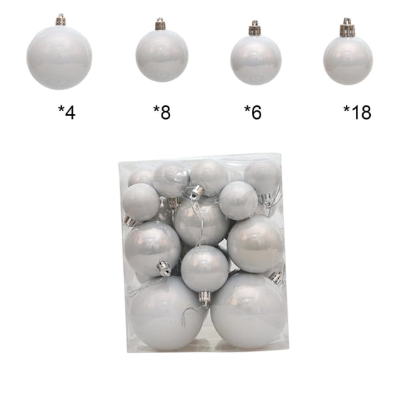 Cheapark Christmas Ball Set - Vibrant Hanging Ornaments, Festive Decor for Trees & Holiday Party Settings