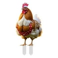 thumbnail image 1 of Cheapark Christmas Chicken Outdoor Ground Stake - Garden Farm Animal Design for Yard, Small Decor for Christmas Outdoor Setup, 1 of 5