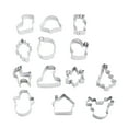 thumbnail image 1 of Cheapark Christmas Cookies Cutter Set - Stainless Steel Baking Tool with Santa Claus Molds for Holiday Baking Decor, 1 of 6