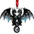 thumbnail image 1 of Cheapark Christmas Dragon-Shaped Hanging Ornaments - Festive Figurines For Xmas Tree, Home Holiday Decor Display, 1 of 5
