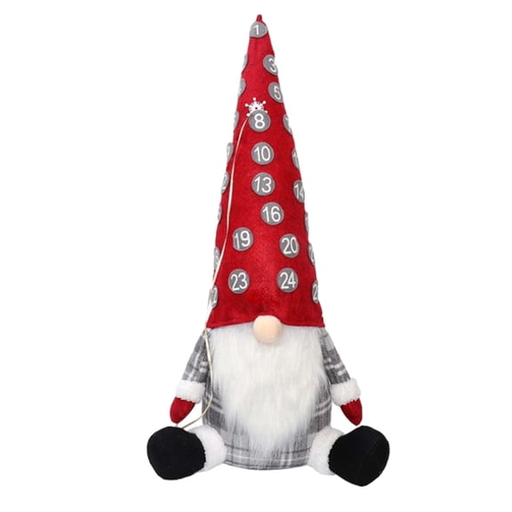 Cheapark Christmas Gnome Countdown Calendar - Tree Ornaments with Dolls for Holiday Countdown, Festive Home Decor