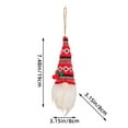 thumbnail image 1 of Cheapark Christmas Light-Up Gnome Faceless Doll Plush Tree Ornament Set, 1 of 5