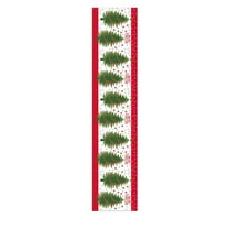 Cheapark Christmas Linen-Like Table Runner - Suitable for Indoor/Outdoor Tabletop, Festive Decor for Christmas Party Dining