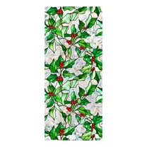 Cheapark Christmas Rainbow Static Clings - Double-Sided Pvc Removable Decals For Windows, Festive Holiday Home Decor