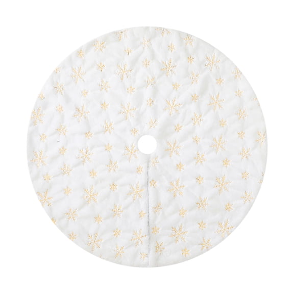 Cheapark Christmas Round Tree Skirt - Non-Slip Rug for Living Room/Bedroom, Merry Xmas Decor for Tree Base, Holiday Carpet