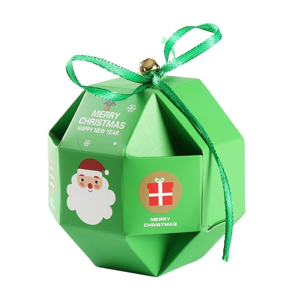 Cheapark Christmas Santa Candy Boxes - Cute Packaging for Cookies & Sweets, Festive Gift Containers for Holiday Gifting & Home Table Decor