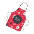 thumbnail image 1 of Cheapark Christmas Santa Claus Printed Fabric Apron - Restaurant & Bar Party Decor, Essential Festive Ambiance Accessory for Christmas, 1 of 6