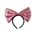 thumbnail image 1 of Cheapark Christmas Sequins Big Bow Hair Bands - Princess Style Party Headdress, Festive Performance Supplies, Trendy Holiday Headwear, 1 of 6