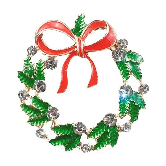 Cheapark Christmas Tree Brooch - Cute Holiday Corsage Accessory, Small Gift & Spot Pin, Festive Christmas Jewelry