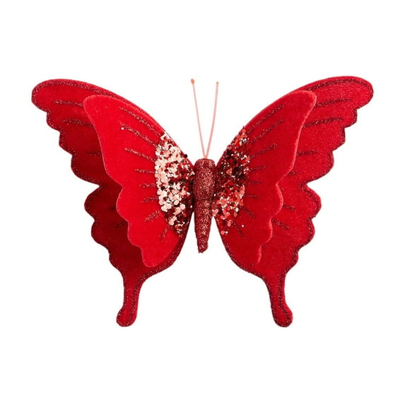 Cheapark Christmas Tree Butterfly Decorations - Festive Ornaments For Xmas Tree Branches, Adding Charm To Home Holiday Decor
