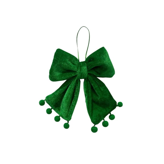 Cheapark Christmas Tree Cane & Bow Decorations - Classic Festive Shapes, Durable Material for Tree Trimming, Mantels & Holiday Accent Displays