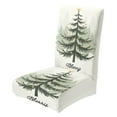 thumbnail image 1 of Cheapark Christmas Tree Themed Chair Covers - Festive Elastic Decorative Covers, Stretch-Fit for Dining/Accent Chairs & Holiday Party Settings, 1 of 6