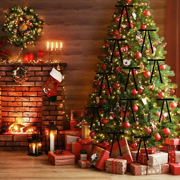 Cheapark Christmas Velvet Bows - With Twist Ties for Tree/Wreath/Garland, Festive Decor for Holiday Home Ambiance