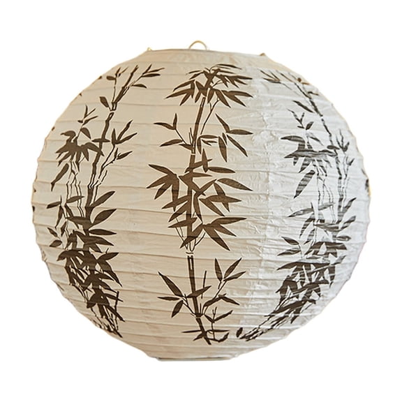 Cheapark Classical Paper Lanterns - Traditional Lampshade Design with Festive Print, Durable for Courtyard & Indoor Decor, Winter Holiday Celebration Accents