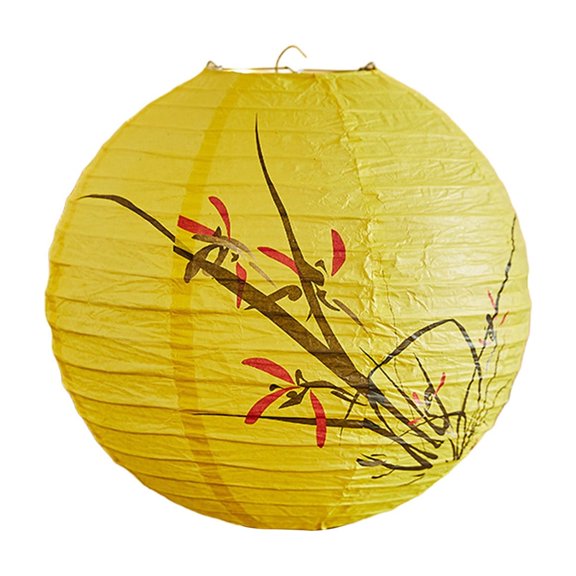 Cheapark Classical Paper Lanterns - Traditional Lampshade Style with Festive Details, Versatile for Courtyard & Home Decor, Winter Holiday Ambiance