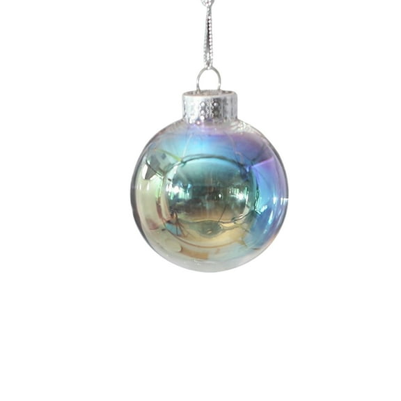 Cheapark Colorful Shatterproof Christmas Balls - Vibrant Colorfast Baubles - Hanging Tree Decorations - Dazzling Transparent Ornaments for Festive Christmas Homes