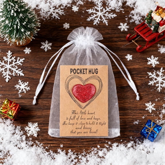 Cheapark Crystal Decor Card Heart Shaped Ornament Exquisite heart crystal craft ornament for home room window decoration holiday gift and indoor display Gift