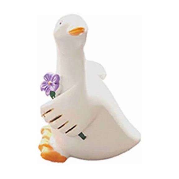 Cheapark Cute Call Duck Garden Planter Adorable Duck Flower Pot for Outdoor Patio Yard Lawn Home Garden Decorative Accent