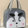 thumbnail image 1 of Cheapark Cute Cartoon Animals Lunch Bags For Reusable Insulated Lunch Box Classroom Office Worker Lunch Tote Bag, 1 of 5