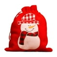 thumbnail image 1 of Cheapark Cute Christmas Drawstring Gift Bags - Festive Reusable Present Bags for Holiday Gifting, Christmas Party Favor Supplies, 1 of 6