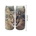 thumbnail image 1 of Cheapark Cute Face Print Mid Calf Socks Soft Breathable Fabric Unisex Daily Wear Casual Socks Gift For Pet Lovers, 1 of 5