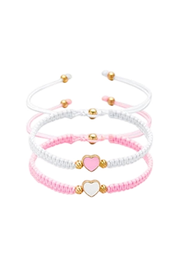 Cute Valentines Day Couple Bracelets - Adjustable Design, Matching Jewelry Gift Ideal for Romantic Holiday Gifts