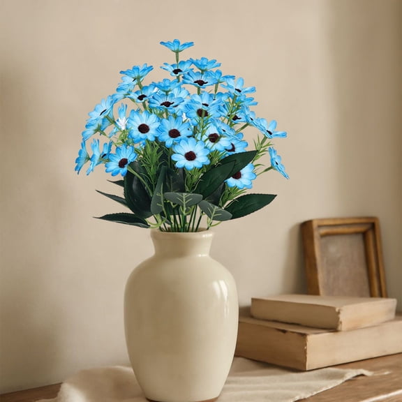 Cheapark Daisy Faux Flower Bloom Small Floral Ornament Indoor Table Decor For Spring Refresh Mother Day And Daily Household Layout
