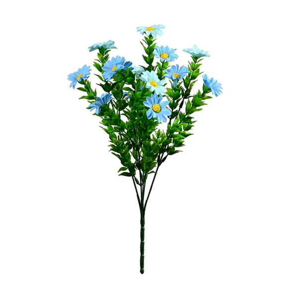 Cheapark Decorative Floral Arrangement Mixed Marigold Chrysanthemum Faux Blooms Stylish Accent For Balcony Home Decoration