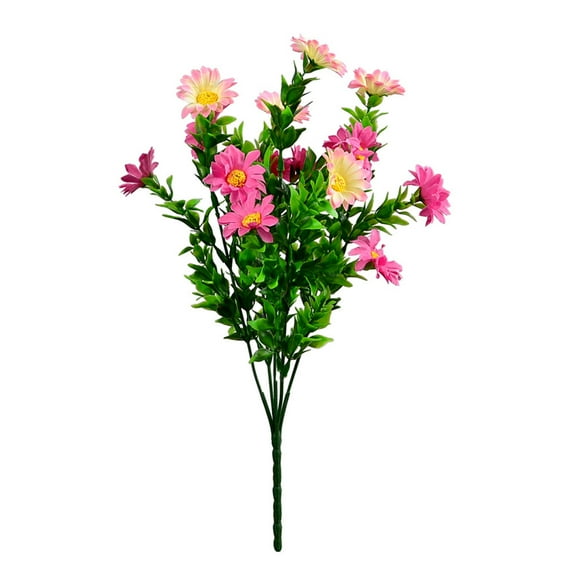 Cheapark Decorative Floral Arrangement Mixed Marigold Chrysanthemum Faux Blooms Stylish Accent For Balcony Home Decoration