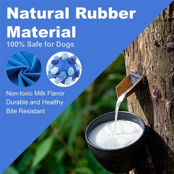 Cheapark Dog Snuffle Ball Toy Interactive Calming Puzzle Game for Dogs Foraging Skills and Anxiety Relief