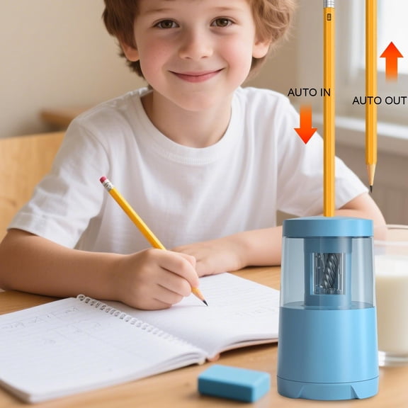 Cheapark Dual Power USB Electric Automatic Pencil Sharpener Tool Gift